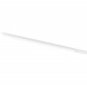 Ручка-профиль накладная L.596мм, отделка белый бархат (матовый)