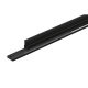 Matrix Профиль горизонтальный c ручкой с уплотнителем, L=446мм, отделка черная (покраска)
