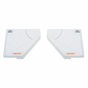 Комплект декоративных крышек EVOLIFT parallel, цвет белый (левая/правая + 2 заглушки с логотипом SALICE)