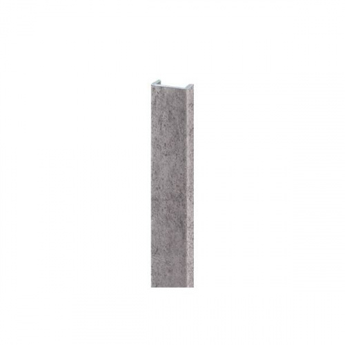 ГП. 0217 Торцевая заглушка для цоколя Н.120, бетон светло-серый