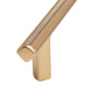 Ручка-скоба 160мм, отделка золото матовое (гальваника)