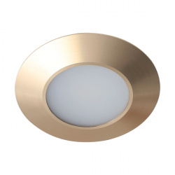 Светильник LED Luna Gold, 2,5W/12V, 4500K(нейтральный белый), отделка золото(анодировка), кон-р L822, врезной