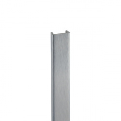 ГП. 0037 Торцевая заглушка для цоколя Н.150, под шлифованный алюминий