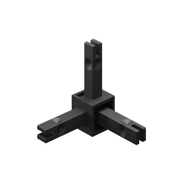 Cadro Уголок соединительный 3D, отделка черная