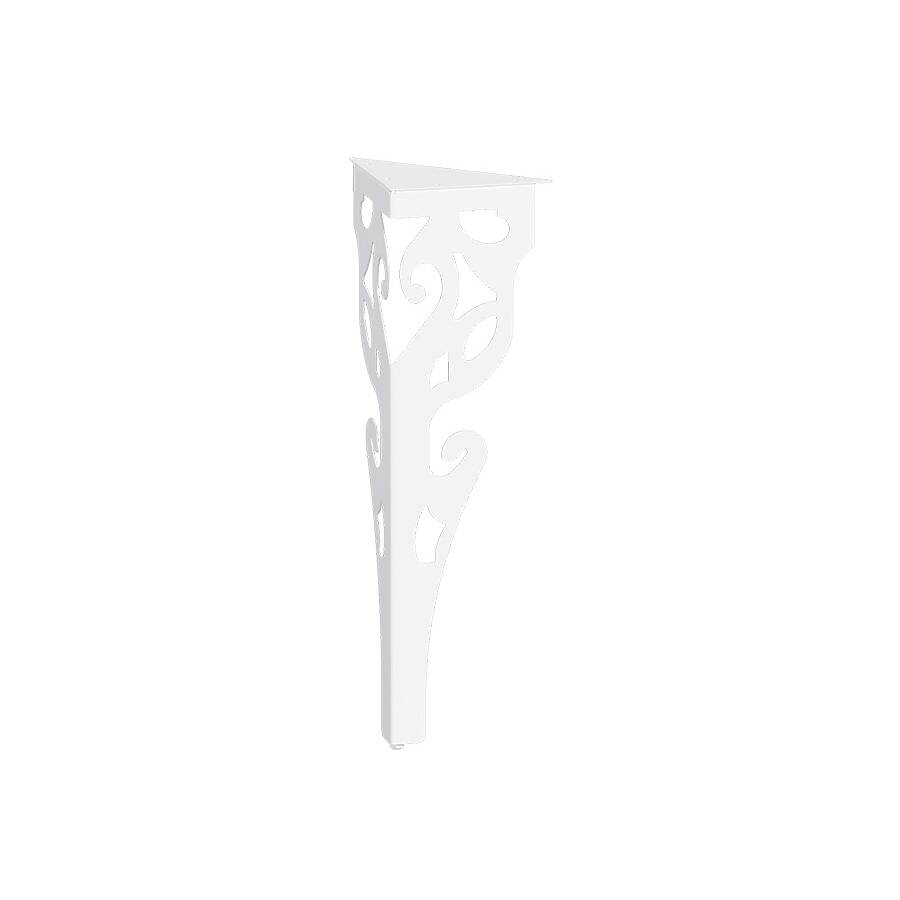 Нога для стола Кальяри, h.720, отделка белый бархат (матовый)