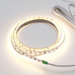 Комплект LED лента SMD2835, 4200K(нейтральный белый), 3000х8 мм с каб. питания 2м, 120 LED/м, 12Вт/м, 12В, 1080Лм/м, IP 20