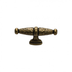 Ручка-кнопка 16мм, отделка бронза античная