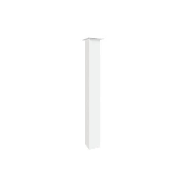 Нога для стола Выборг, h.720, отделка  белый бархат (матовый)