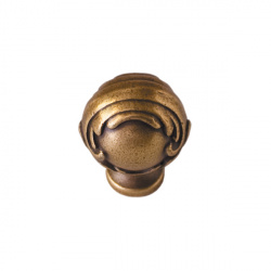 Ручка-кнопка, отделка бронза античная французская