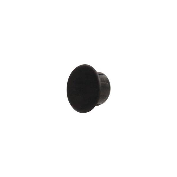 Заглушка декоративная d.10мм, цвет чёрный (за 100 штук)