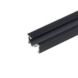 Профиль 2210 для LED подсветки врезной, L=3100 мм, отделка черная (анодировка)