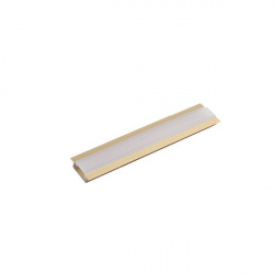 Образец профиля 2206  для LED подсветки, L=100 мм , отделка золото (анодировка)