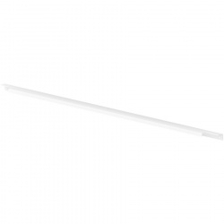 Ручка-профиль накладная L.896мм, отделка белый бархат (матовый)