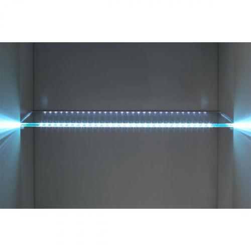 Профиль-светильник LED Orlo Max, 413 мм, 1.5W/12V, 6000K, для стеклянных полок, отделка алюминий, кон-р L822