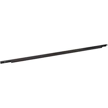 Ручка-профиль накладная L.896мм, отделка черный шлифованный (анодировка)