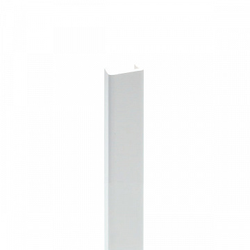 ГП. 0419 Торцевая заглушка для цоколя Н.80, белый (под покраску)