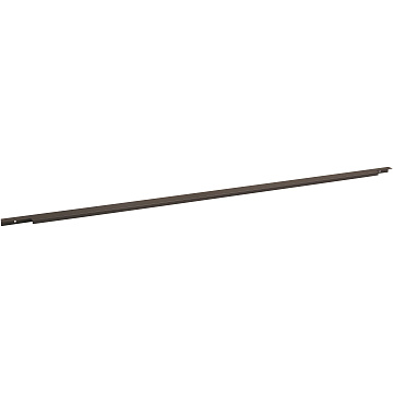 Ручка-профиль накладная L.1196мм, отделка черный шлифованный (анодировка)