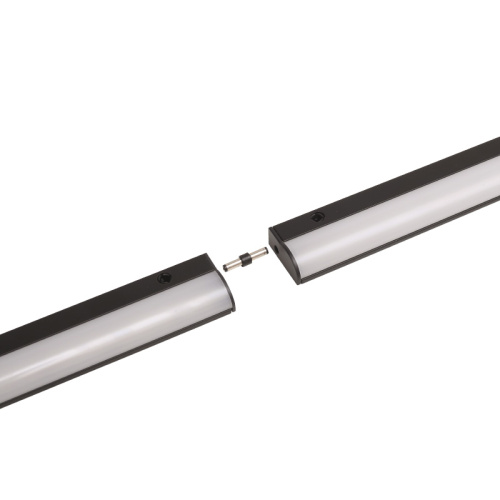 Комплект из 2-х профиль-светильников с ист. питания  LED Linear Black-IR, (1000+1000мм), 4000K, (10+10W), 12V, отделка черный
