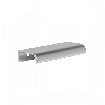 Ручка-профиль накладная L.96мм, отделка алюминий шлифованный (анодировка)