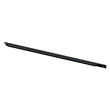 Ручка-профиль накладная L.496мм, отделка черный бархат (матовый)