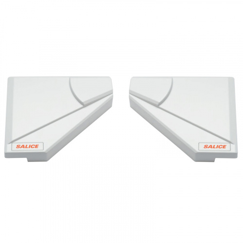 Комплект декоративных крышек EVOLIFT fold, цвет белый (левая/правая + 2 заглушки с логотипом SALICE)
