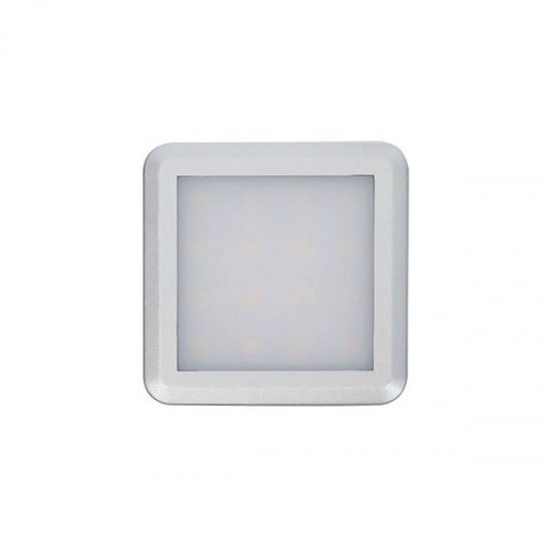 Светильник LED Square 2, 1,5W/12V, 3000K, отделка под алюминий, кон-р  L813