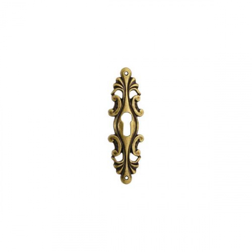 Накладка вертикальная под ключ, отделка бронза античная "Флоренция"