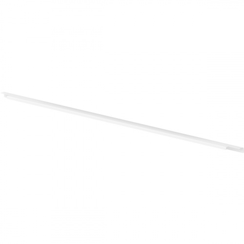 Ручка-профиль накладная L.1196мм, отделка белый бархат (матовый)