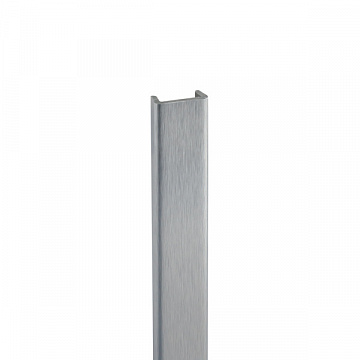 ГП. 0037 Торцевая заглушка для цоколя Н.100, под шлифованный алюминий