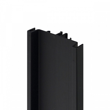 Gola Профиль вертикальный промежуточный SNAP ON, для 16мм ДСП, L=4500мм, отделка черный шлифованный