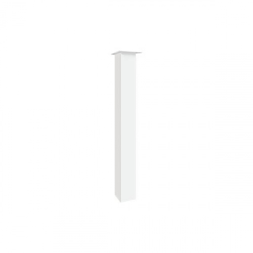 Нога для стола Выборг, h.720, отделка  белый бархат (матовый)