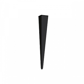Нога для стола Милан, h.720, отделка черный бархат (матовый)