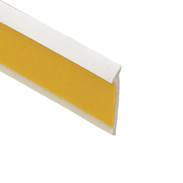 Clear Line Уплотнитель самоклеящийся L=5000 мм, для стеновых панелей и столешниц, цвет грязно-белый