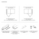 Folding Concepta 25 Комплект фурнитуры для 2-х складных дверей, правый (Н1851-2600мм)