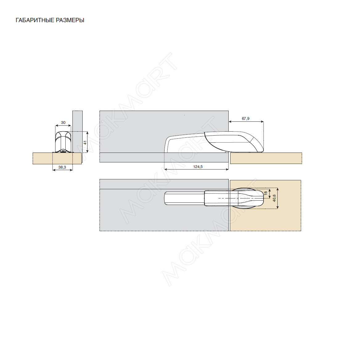 петля мебельная вкладная h600c02 slide on 35 мм 165