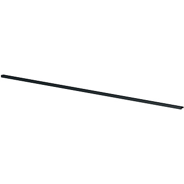 Ручка накладная L.1200мм, отделка черный матовый