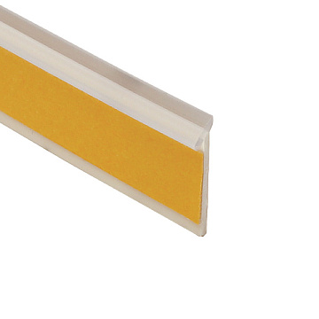 Clear Line Уплотнитель самоклеящийся L=5000 мм, для стеновых панелей и столешниц, цвет прозрачный