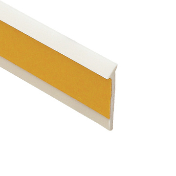 Clear Line Уплотнитель самоклеящийся L=5000 мм, для стеновых панелей и столешниц, цвет белый