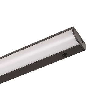 Комплект из 1-го профиль-светильника с источником питания  LED Linear Black-IR, 500мм, 4000K, 5,5W, 12V, отделка черный