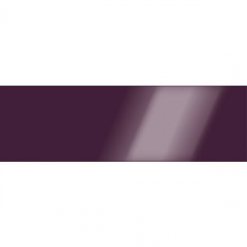 Кромка в БОБИНЕ PVC 0.8, Фиолетовый глянец LD0497, с защитной плёнкой