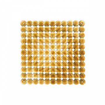 Комплект декоративных панелей TIMESQUARE 254х254мм (6 штук), отделка золото